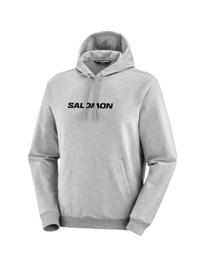 Sal Logo Perf Hoodie Heather Grey