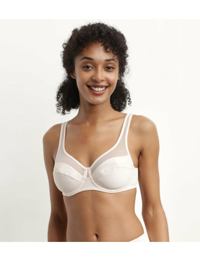 Soutien-gorge corbeille ampliforme nacre InvisiFree de Dim