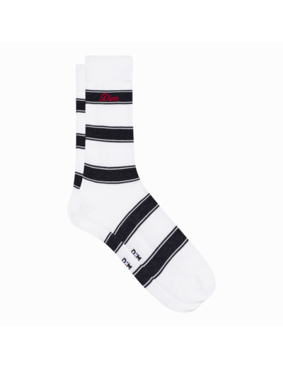 Chaussettes homme en coton Bleu Océan à rayures Monsieur Dim