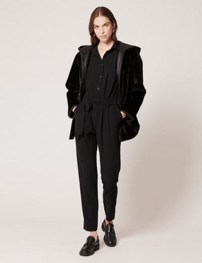 Manteau Milora Manteau court noir