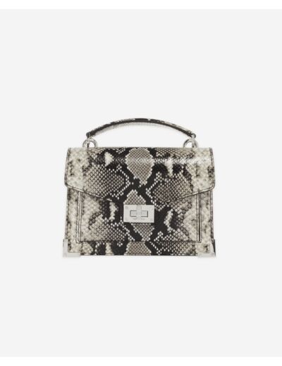 Sac Cuir Embosse Lezard Small