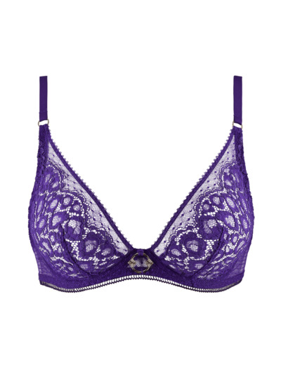 Soutien-gorge Triangle avec armatures Illusion Fauve