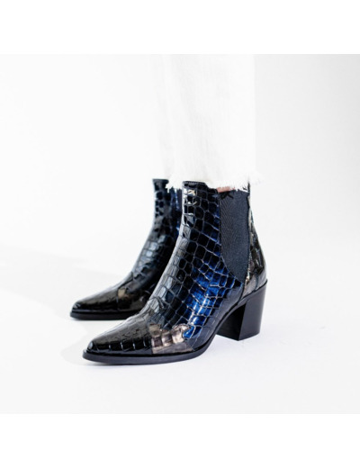 Bottines hiver Femme Siena Bleu