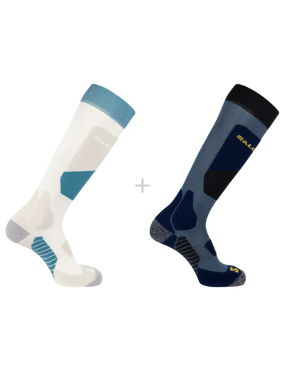 S Access 2-Pack Socks Copen Blue Egret