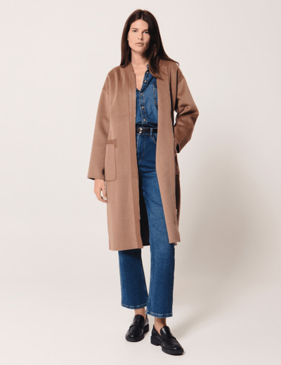 Manteau Mac Manteau long camel