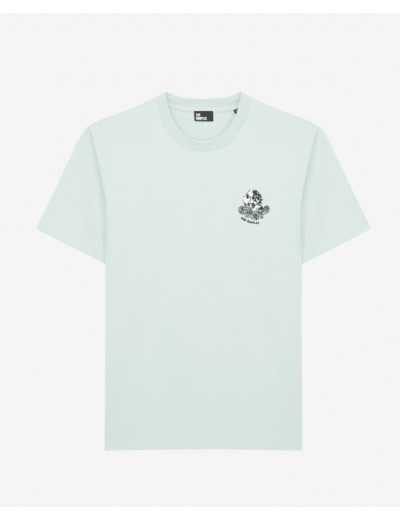 T-Shirt Manches Courtes Broderie Skull ocean