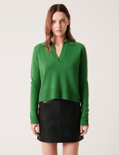 Pull Namba Pull en laine vert