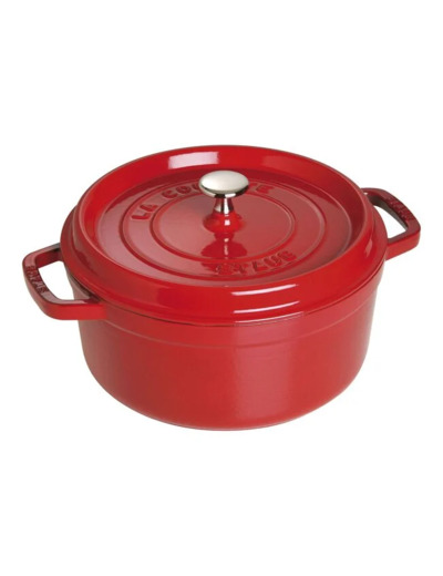 Cocotte ronde 26 cm Cerise