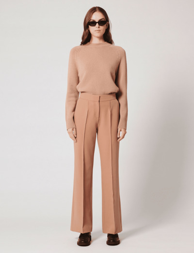 Pantalon Pervenche Camel en Polyester