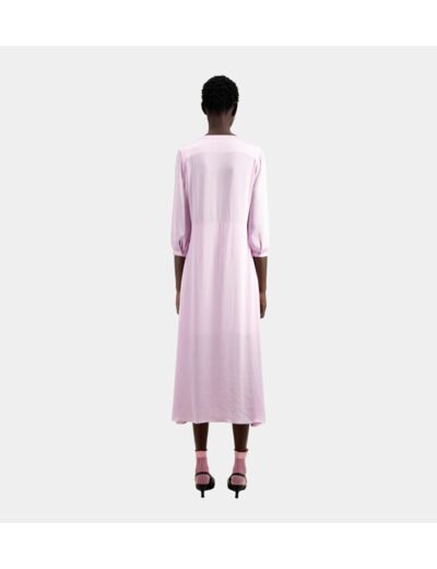 Robe Longue Plissee pale pink