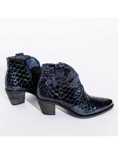 Bottines hiver Femme Zunali Bleu