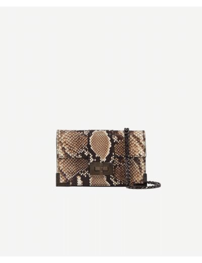 Petite Pochette Emily En Cuir Python