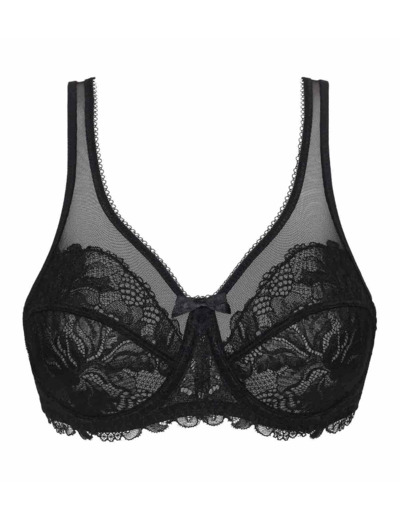 Soutien-Gorge emboîtant noir en dentelle Generous Essentiel