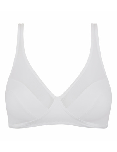 Soutien-gorge emboitant sans armatures blanc Generous Dim