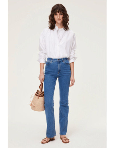 Jean flare en denim - ALIENOR