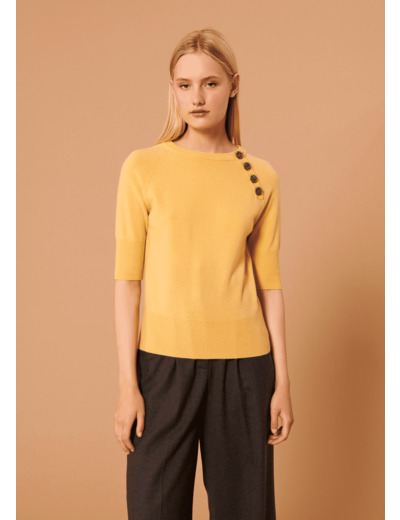 Pull Pastelle jaune en laine