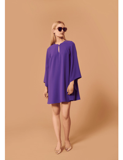 Robe Raonie Violet en Polyester