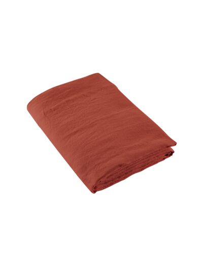 DRAP PLAT | Lin Lavé Lina - Terracotta