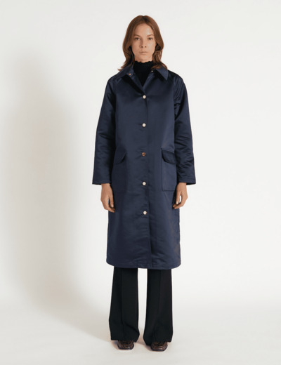 Manteau Page Marine en Polyester