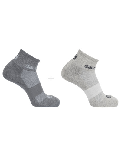 Evasion Ankle 2-Pack Light Grey Heather Medium Grey Heat