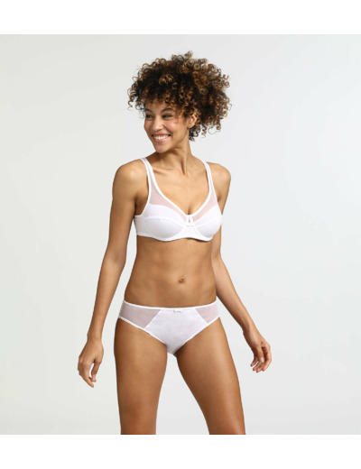 Soutien-gorge emboîtant avec armatures blanc Generous Coton Bio Dim