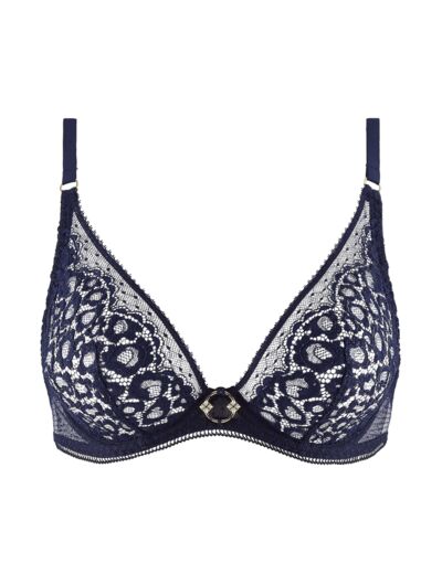 Soutien-gorge Triangle avec armatures Illusion Fauve