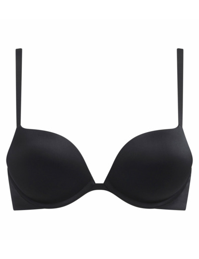 Soutien-gorge push up à armatures en microfibre Noire Dim Beyond Sexy