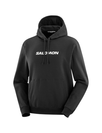 Sal Logo Perf Hoodie Deep Black