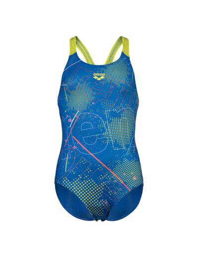 Maillot de bain arena Performance Galactics Swim Pro Back pour filles