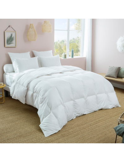 Couette Tempérée 70% duvet d'oie neuf