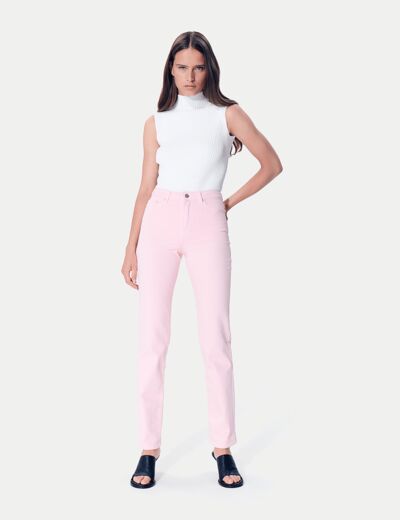 Jean Jstraight Jean droit en denim rose