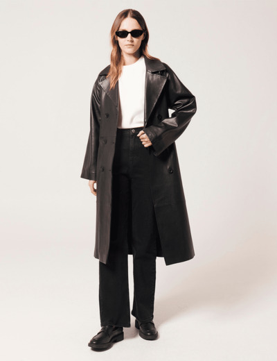 Trench Tivano Trench long noir