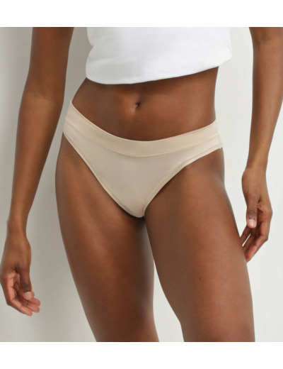 Culotte femme en coton modal Nude Dim Comfort Collection