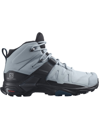 X Ultra 4 Mid Wide Gtx - Chaussures De Randonnée Quarry Black Legion Blue