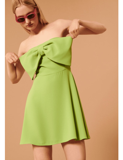 Robe Ramatuelle Vert en Polyester