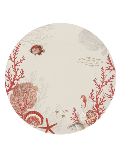 CORAL REEF Assiette plate 27cm