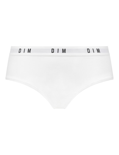 Shorty femme en coton modal Blanc DIM Originals