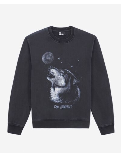 Sweat Wash Avec Print Loup