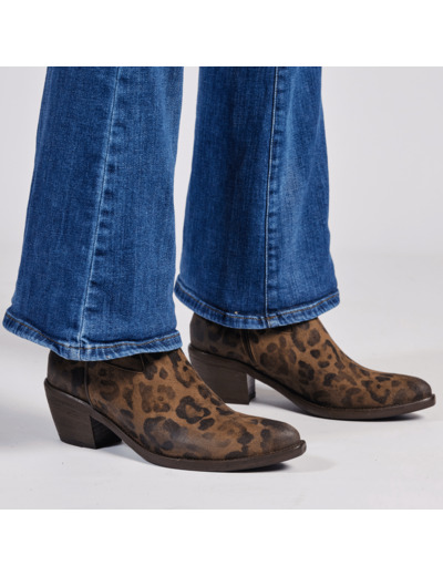 Bottines hiver Femme Samsara Leopard