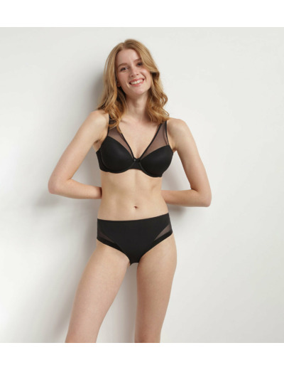 Soutien-gorge ampliforme invisible noir Generous Limited Edition Dim