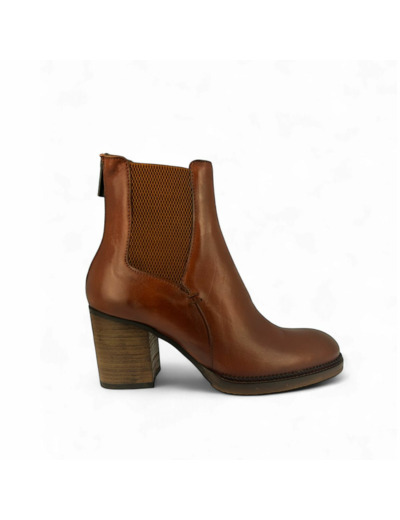 Bottines hiver Femme Espagna Cognac