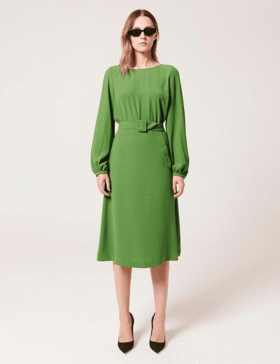 Robe Ryllya Robe fluide verte vert