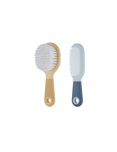 Brosse avec mirroir et peigne Artic Blue