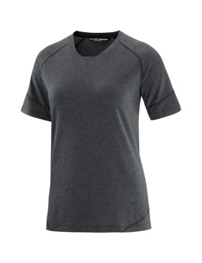 Runlife Ss Tee Deep Black Heather