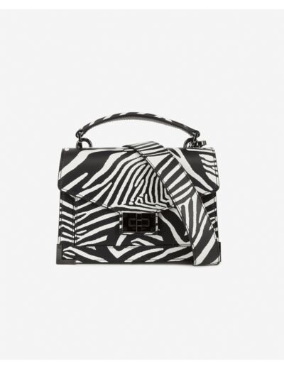 Sac Emily En Cuir Motif Zebre