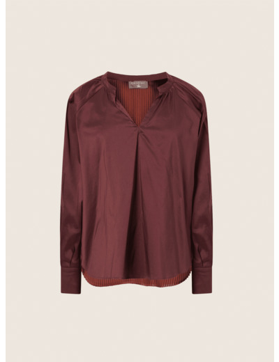 Blouse raisin