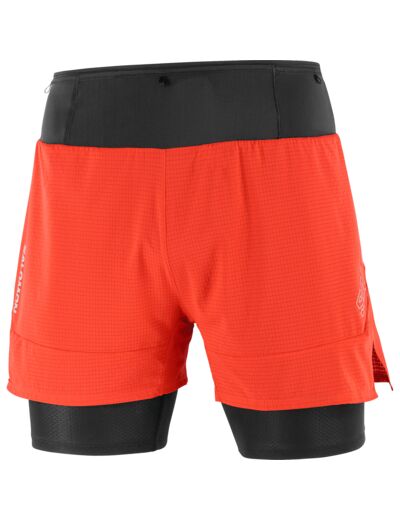 Sense 2In1 Shorts Fiery Red